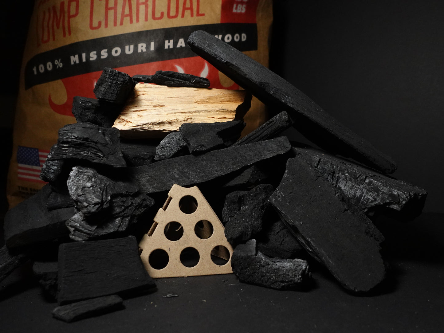 Charcoal Pyramid Firestarter (10-pack)